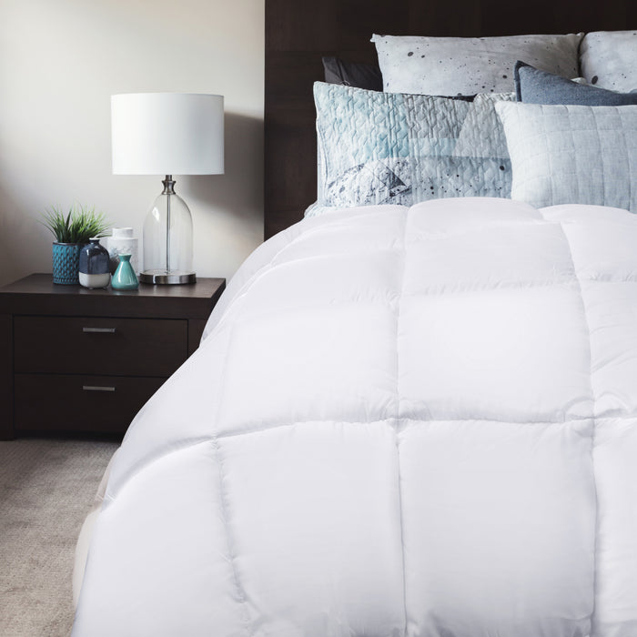 Royal Comfort 800GSM Silk Blend Quilt Duvet Ultra Warm Winter Weight Doona Single White