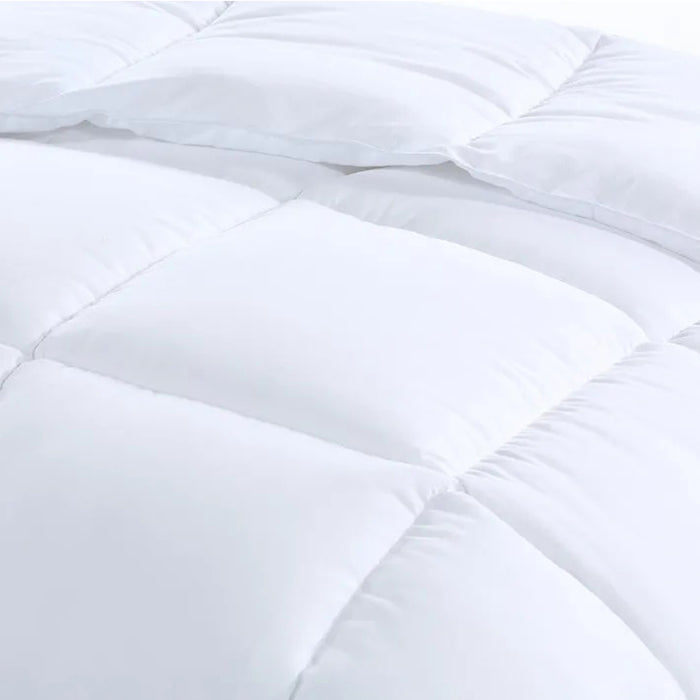 Royal Comfort 800GSM Silk Blend Quilt Duvet Ultra Warm Winter Weight Doona Single White