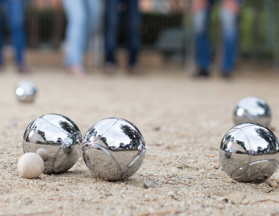 Deluxe Boules Bocce 8 Alloy Ball Set