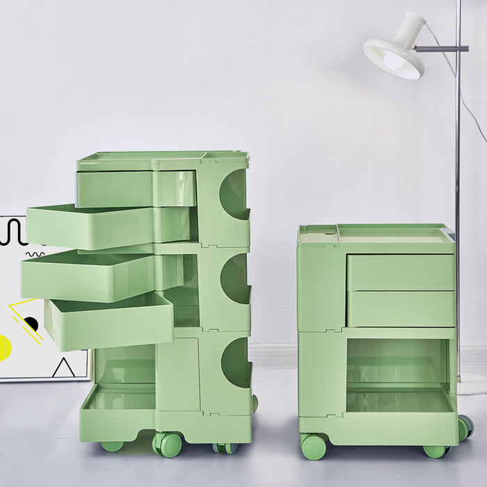 ArtissIn Replica Boby Trolley Storage Drawer Cart Shelf Mobile 5 Tier Green