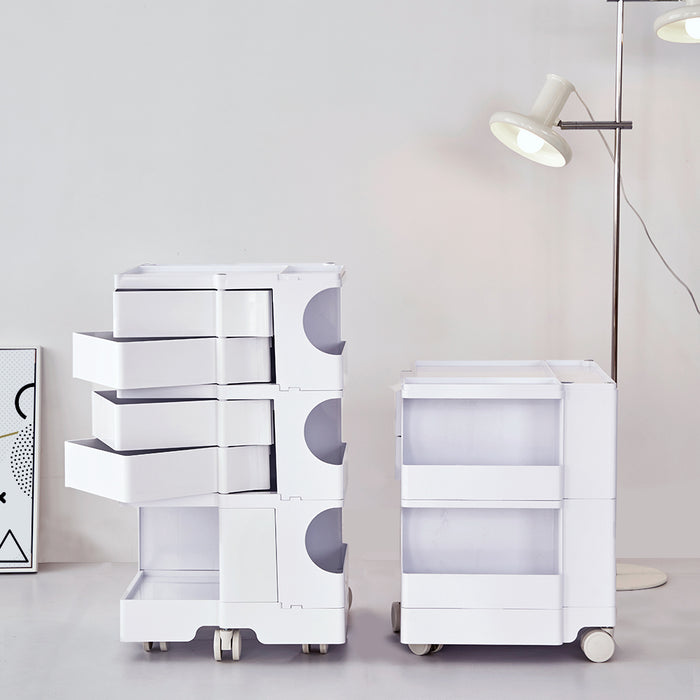 ArtissIn Replica Boby Trolley Storage Drawer Cart Shelf Mobile 3 Tier White