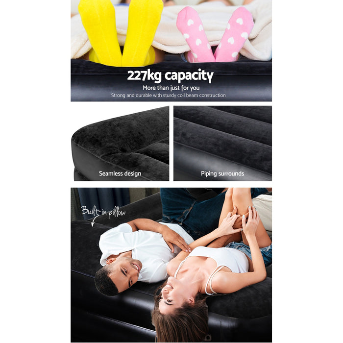 Bestway Air Bed Beds Single Inflatable Mattress Sleeping Mats Home Camping Pump