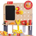 Classic World Wooden Kids Workbench Set | Red/Natural