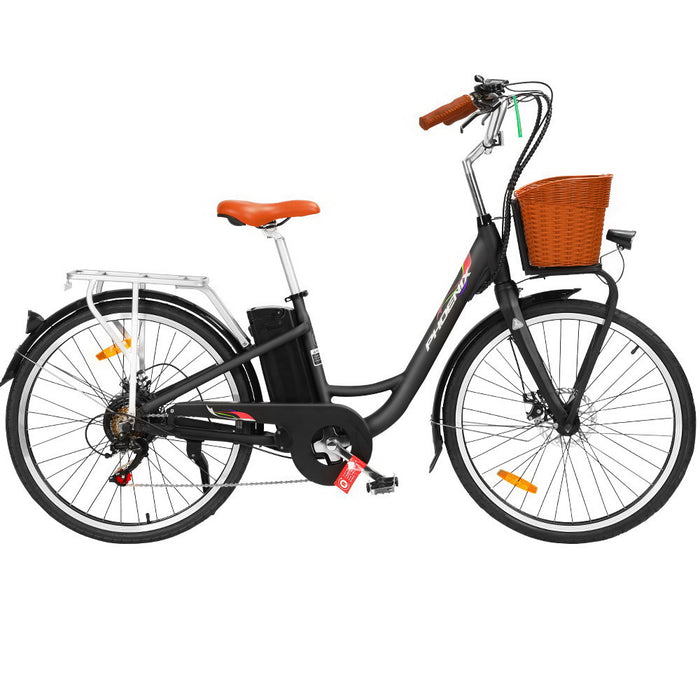 Phoenix 26 inch Electric Bike City Bicycle eBike e-Bike Urban Bikes