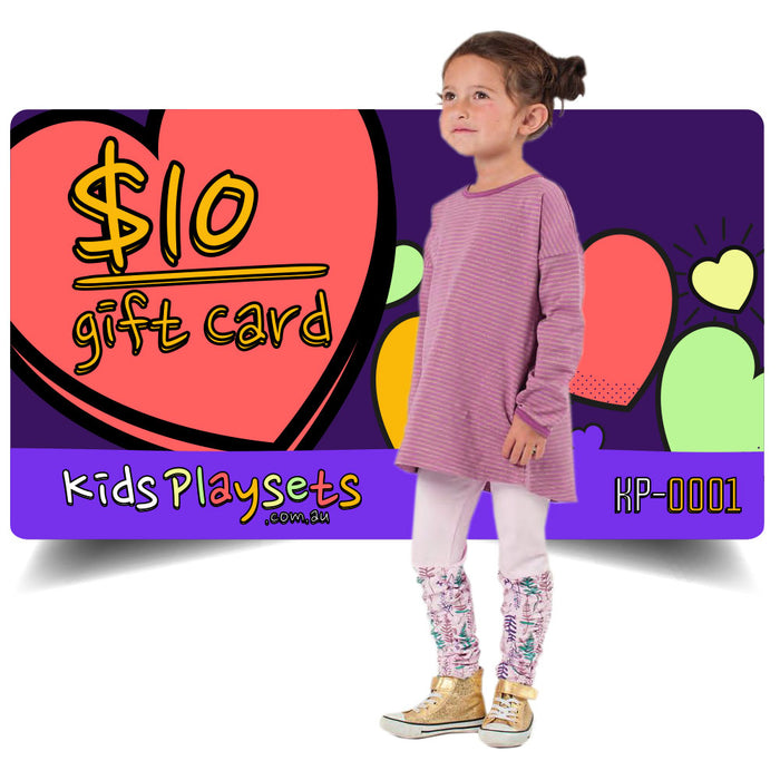 $10.00 AUD KidsPlaysets Gift Card