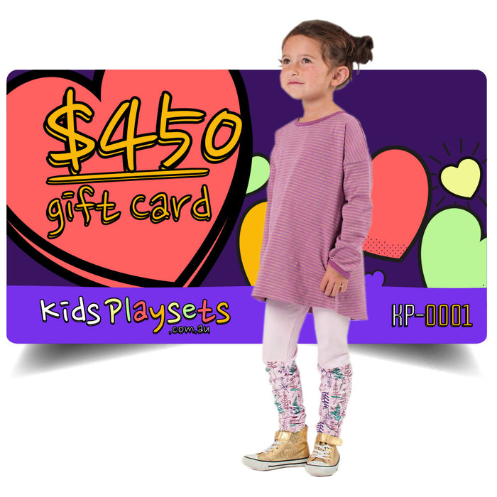 $450.00 AUD KidsPlaysets Gift Card