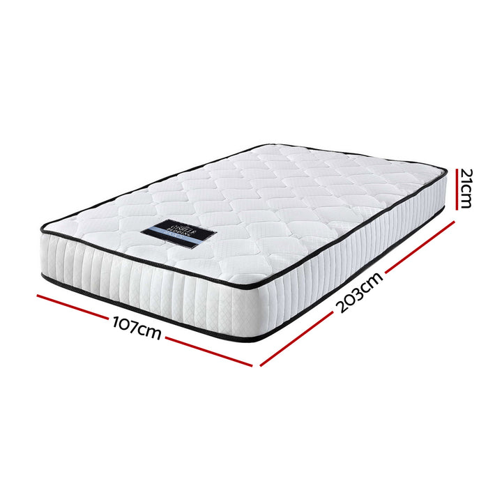 Giselle Bedding Peyton Pocket Spring Mattress 21cm Thick King Single