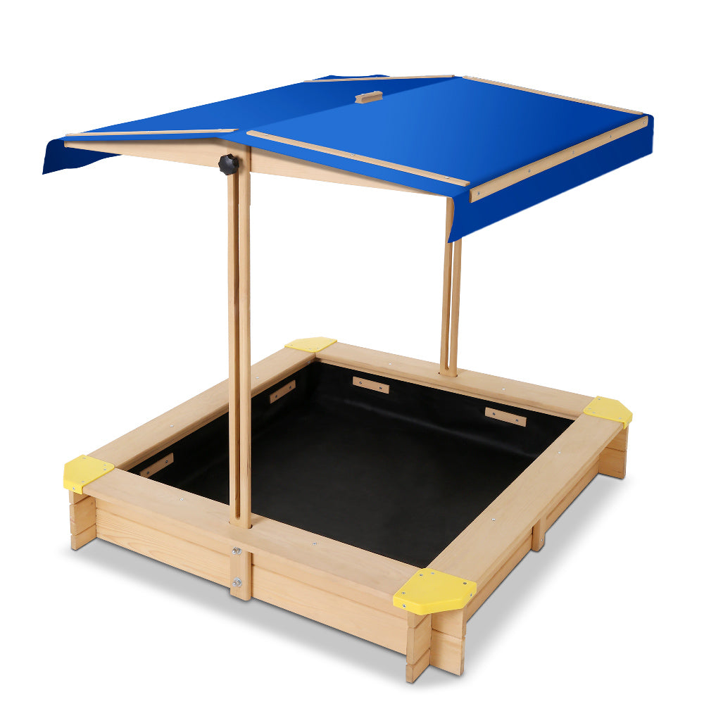 Sand Pit With Cover & Canopy