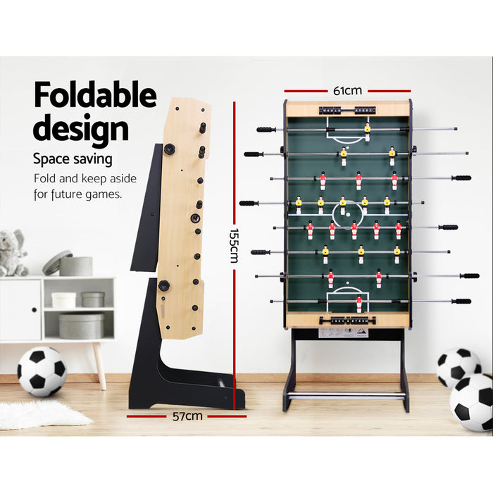 4FT Foldable Soccer Table Tables Balls Foosball Football Game Home Party Gift