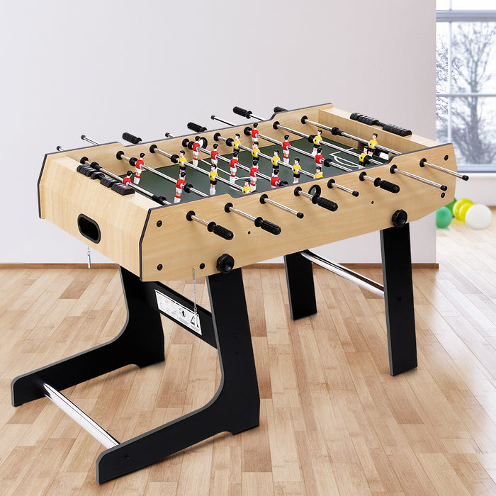 4FT Foldable Soccer Table Tables Balls Foosball Football Game Home Party Gift