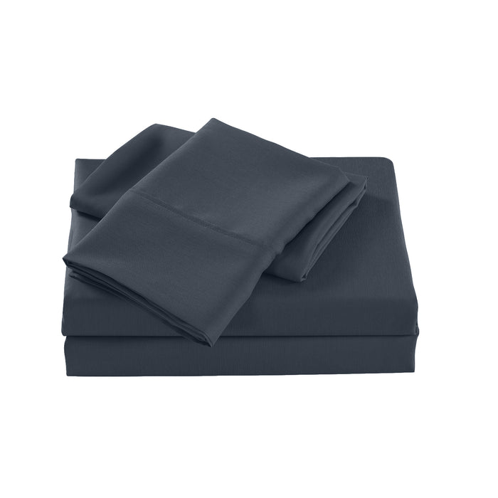 Royal Comfort 2000 Thread Count Bamboo Cooling Sheet Set Ultra Soft Bedding Single Charcoal