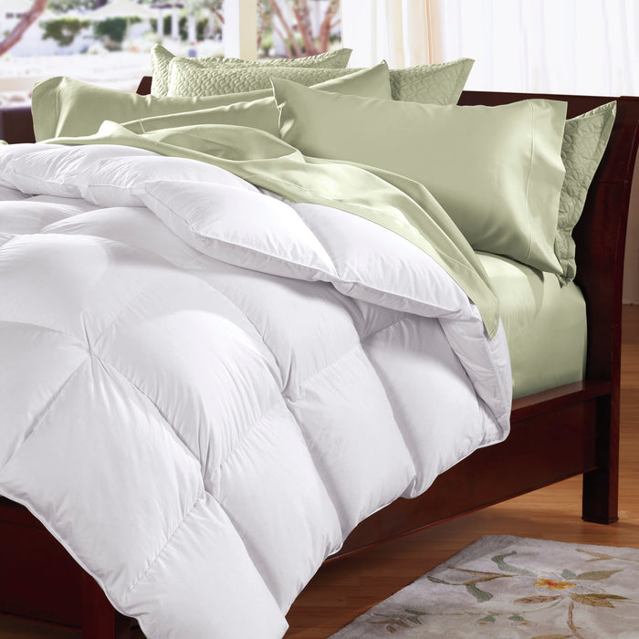 500GSM Soft Goose Feather Down Quilt Duvet Doona 95% Feather 5% Down All-Seasons Double White