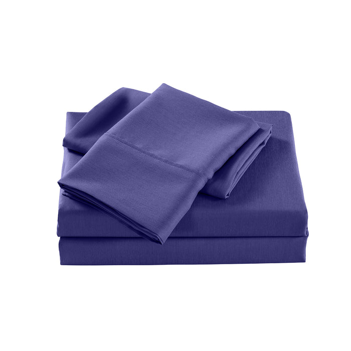 Royal Comfort 2000 Thread Count Bamboo Cooling Sheet Set Ultra Soft Bedding King Royal Blue