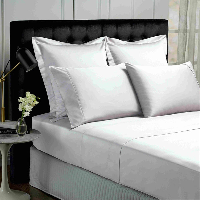Park Avenue 500TC Soft Natural Bamboo Cotton Sheet Set Breathable Bedding Single Pewter