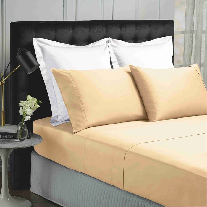 Park Avenue 500TC Soft Natural Bamboo Cotton Sheet Set Breathable Bedding King Blush