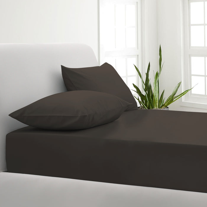 Park Avenue 1000TC Cotton Blend Sheet & Pillowcases Set Hotel Quality Bedding Single Charcoal