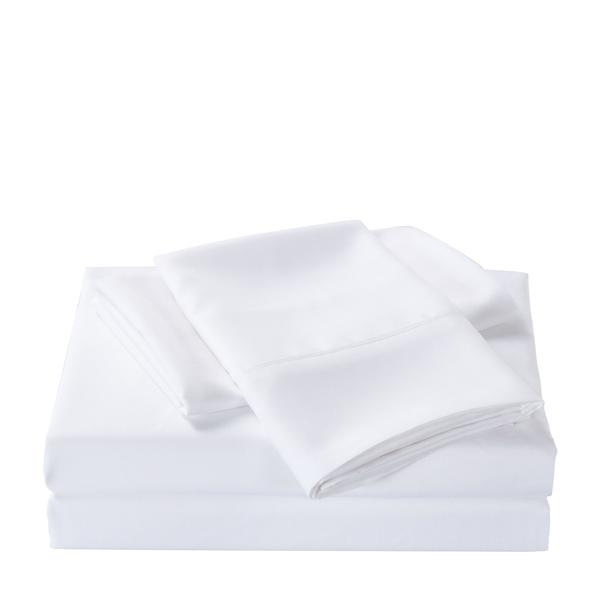 Royal Comfort 350GSM Bamboo Quilt, 2000TC Sheet Set And 2 Pack Duck Pillows Set Double White