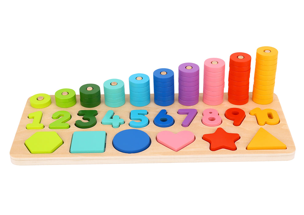 COUNTING STACKER WITH SHAPES