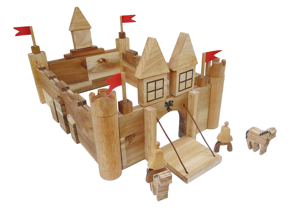 Wooden Castle Building Set