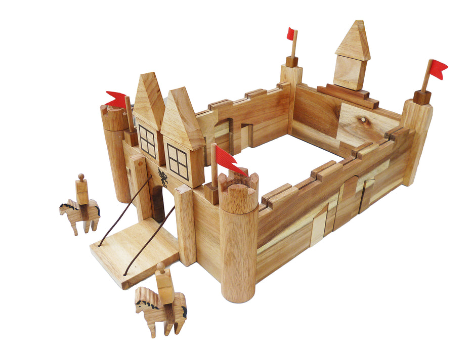 Wooden Castle Building Set