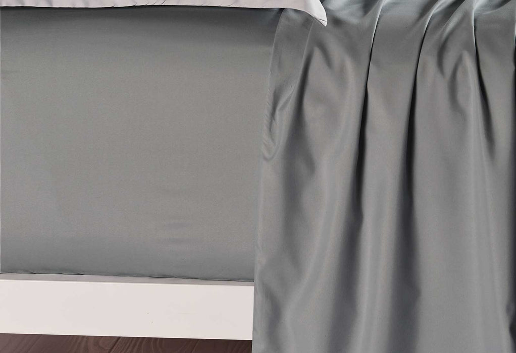 Luxton Single Size Slate Color Fitted Sheet