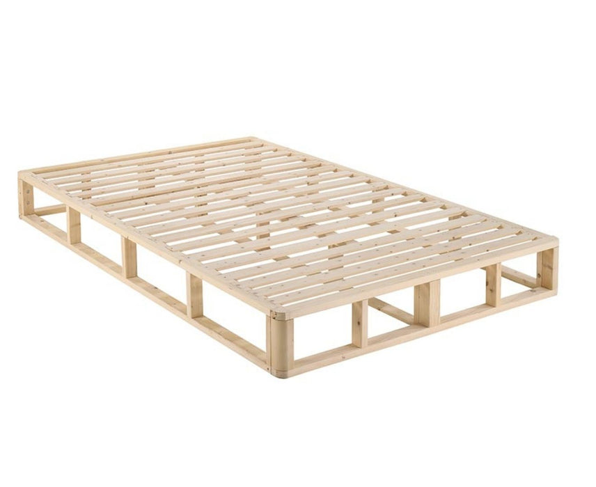 Kurt Wooden Platform Bed Frame Base King Single