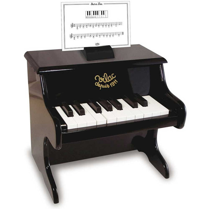 Vilac 18 Key Kids Toy Piano Keyboard | Black