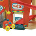 Vilac Deluxe Wooden Fire Station Play Set | Fire Engine Red