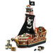 Vilac Wooden Pirate Ship Play Set | Brown/Black