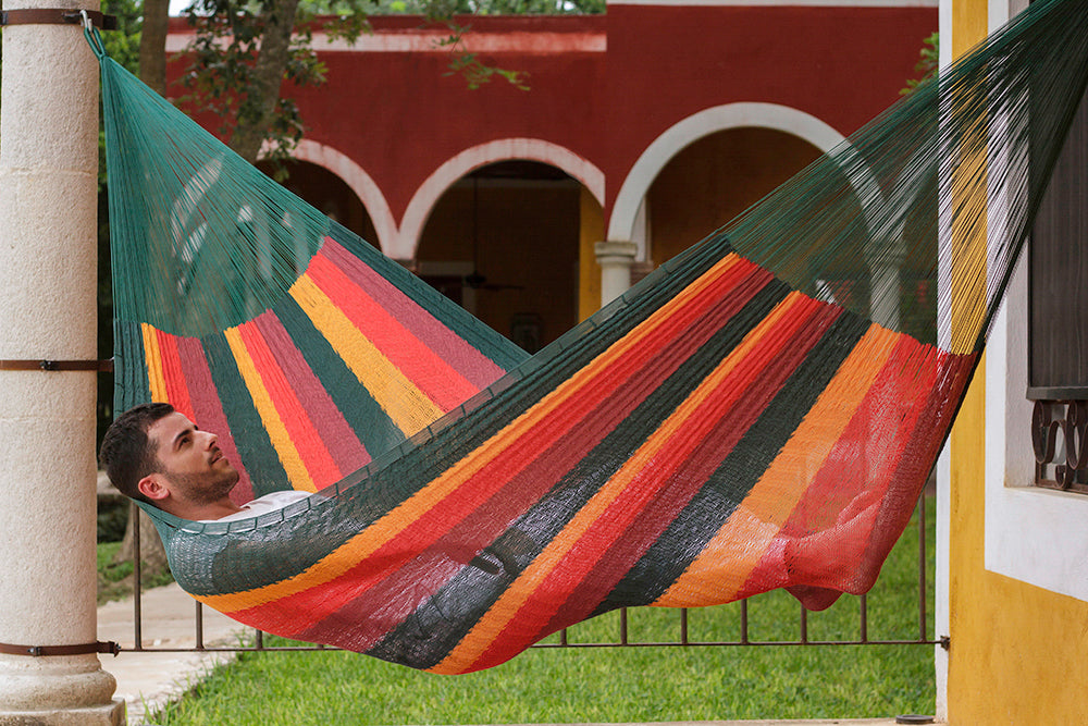 Queen Size Cotton Hammock in Imperial