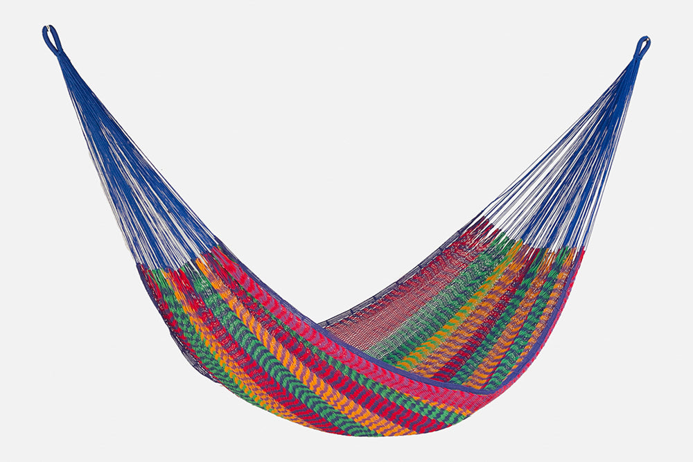King Size Outdoor Cotton Hammock in Mexicana