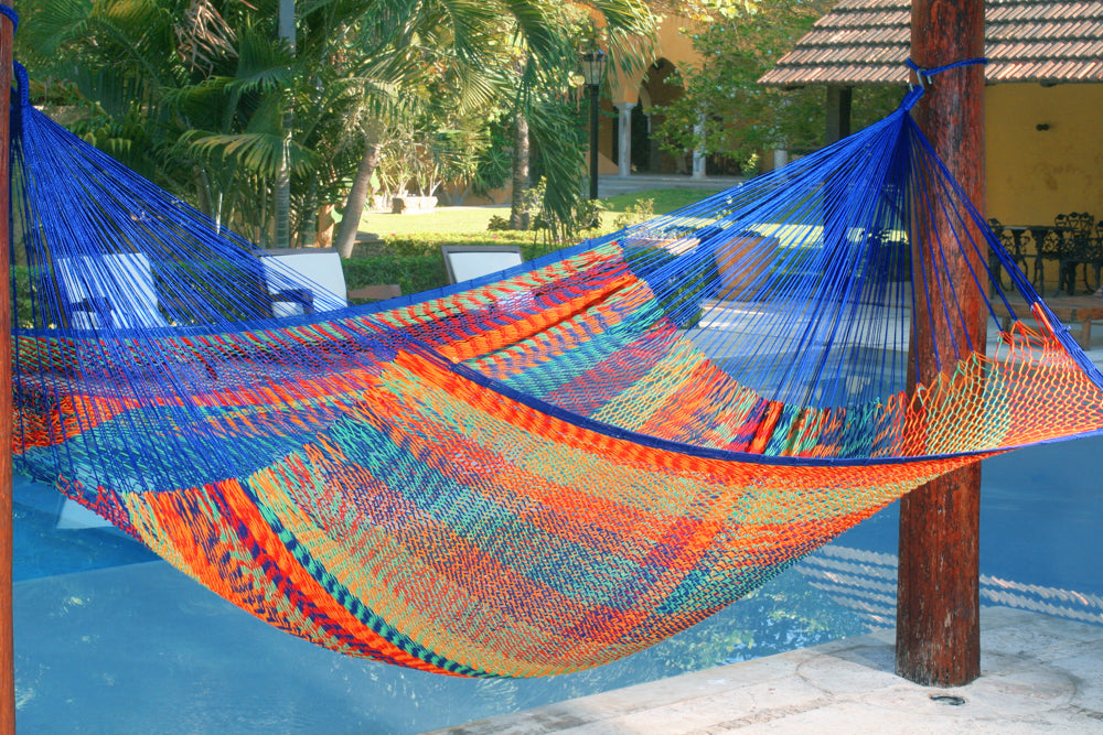 Jumbo Size Outoor Cotton Hammock in Mexicana